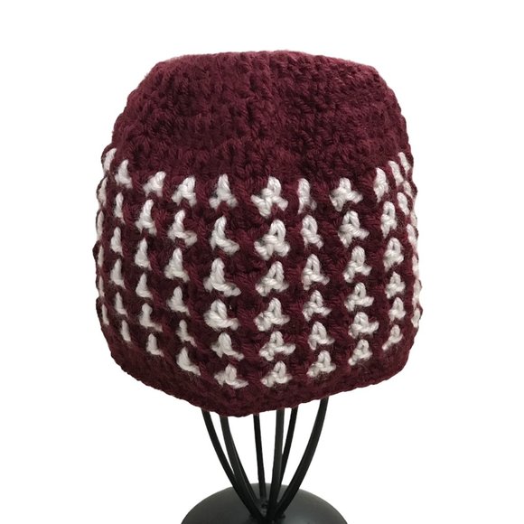 Brand New Handmade Crochet Simple Fitted Beanie for Teens or Adult - Picture 2 of 4